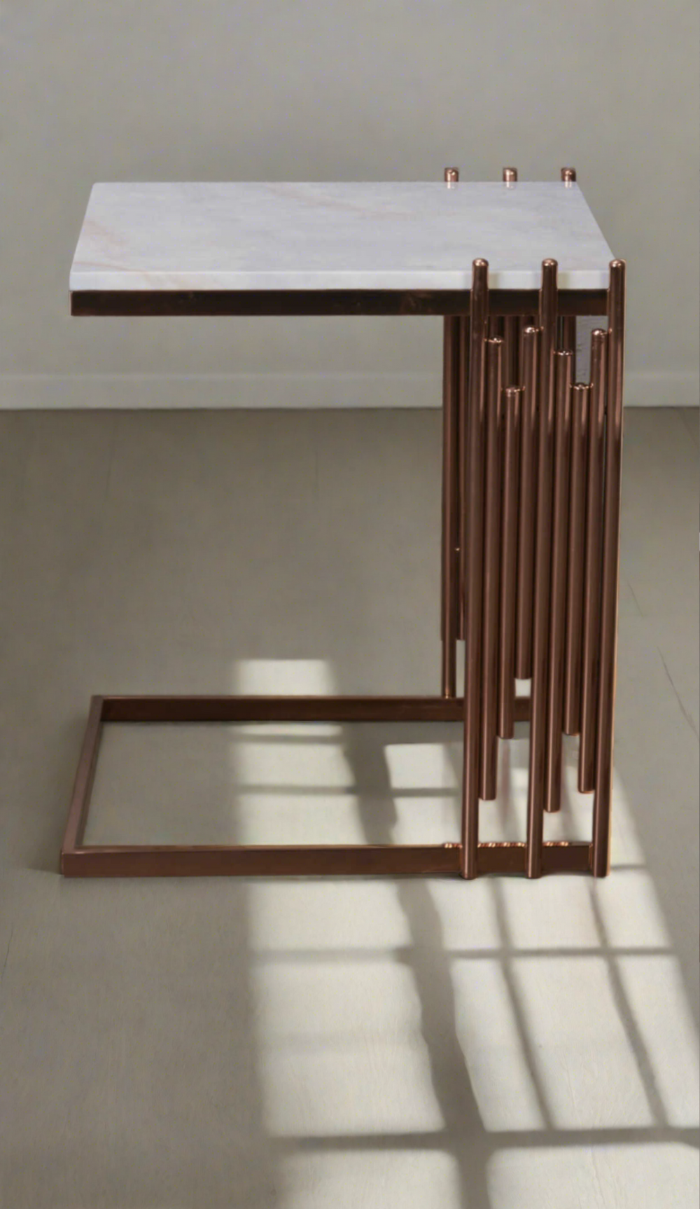 Marmol - Marble and Metal Side Nesting Table