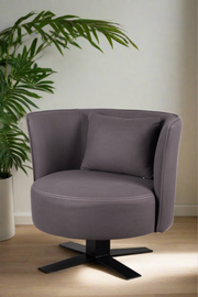 Curl Swivel Chair - Grey