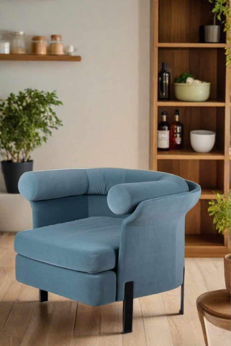 Dax Lounge Chair - Blue
