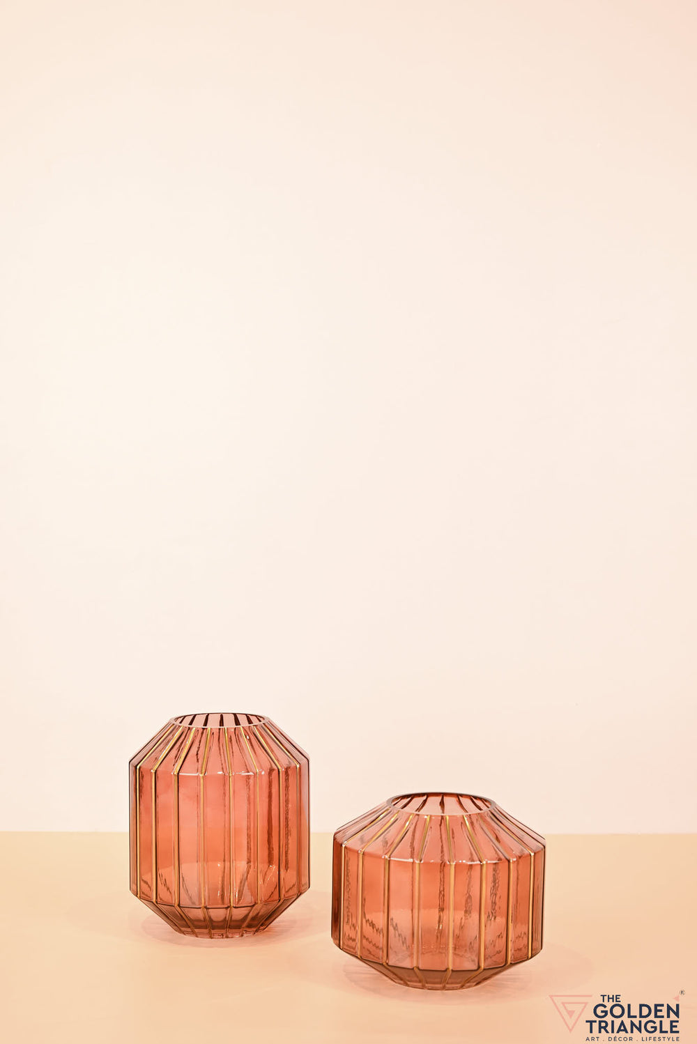 Vinette Glass Vase - Pink