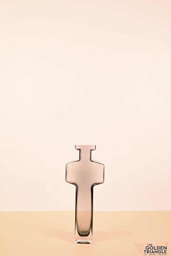 Venora Glass Vase - Smoke