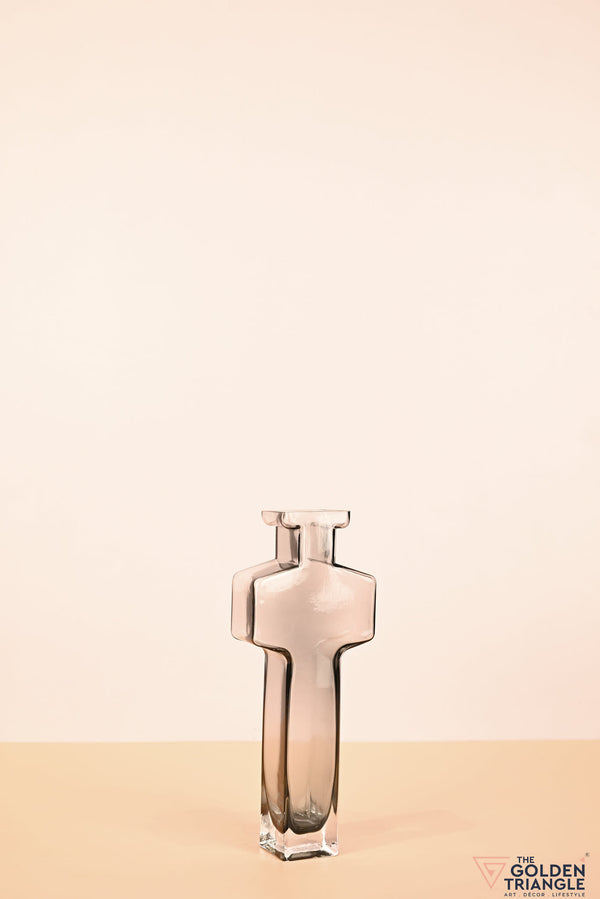 Venora Glass Vase - Smoke