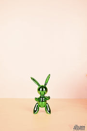 Hopper Electroplated Bunny - Green