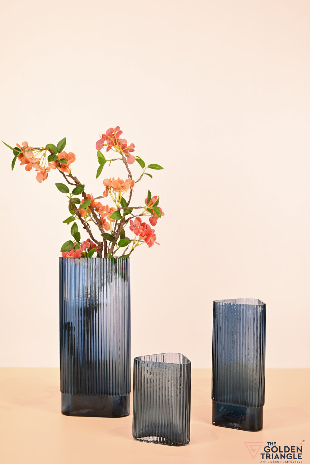 Oceana Glass Vase - Blue