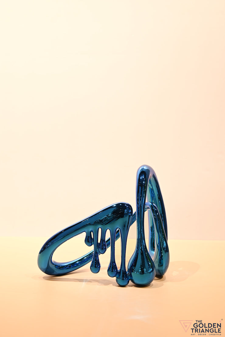 Dreamwaltz Abstract Sculpture - Blue