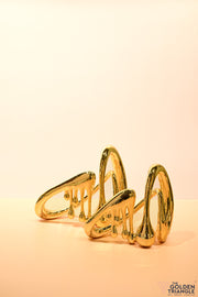 Dreamwaltz Abstract Sculpture - Gold