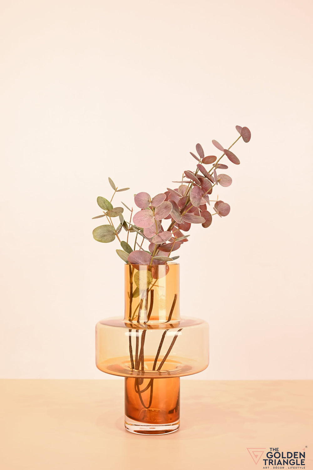 Utopia Glass Vase - Amber