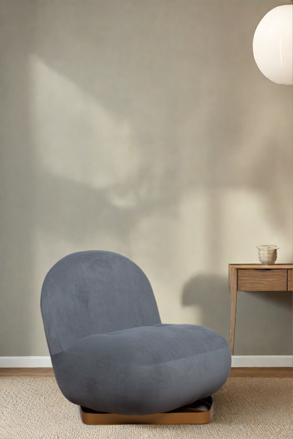 Otis Swivel Lounger (XL) - Gray