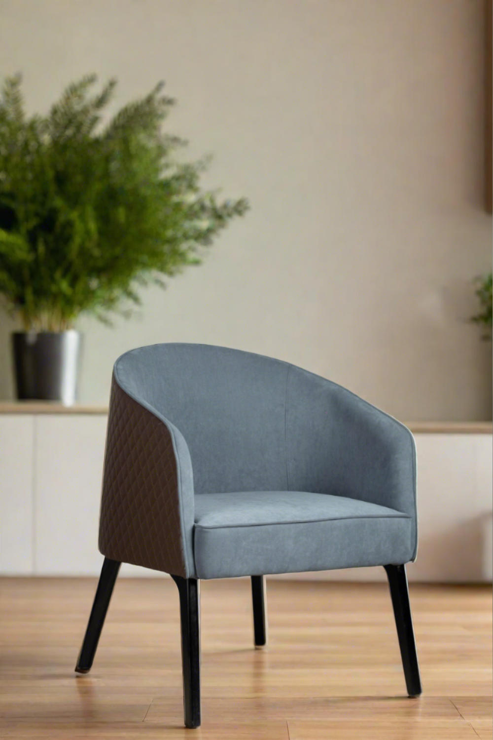 Vincent Blue Accent Chair