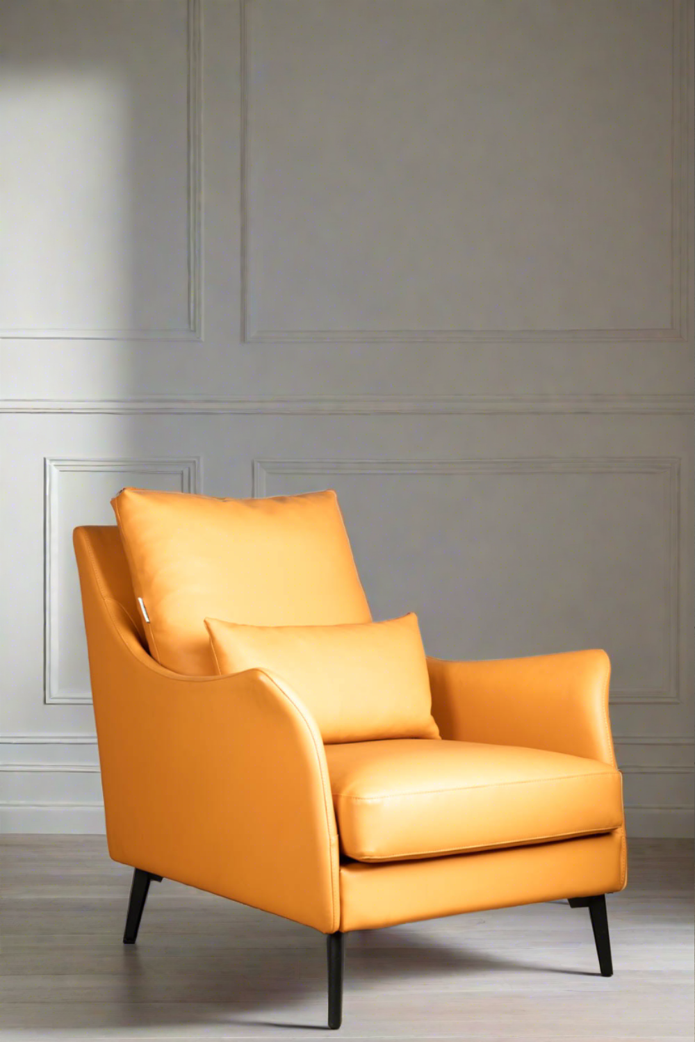 Oscar Orange Accent Chair  -  Orange