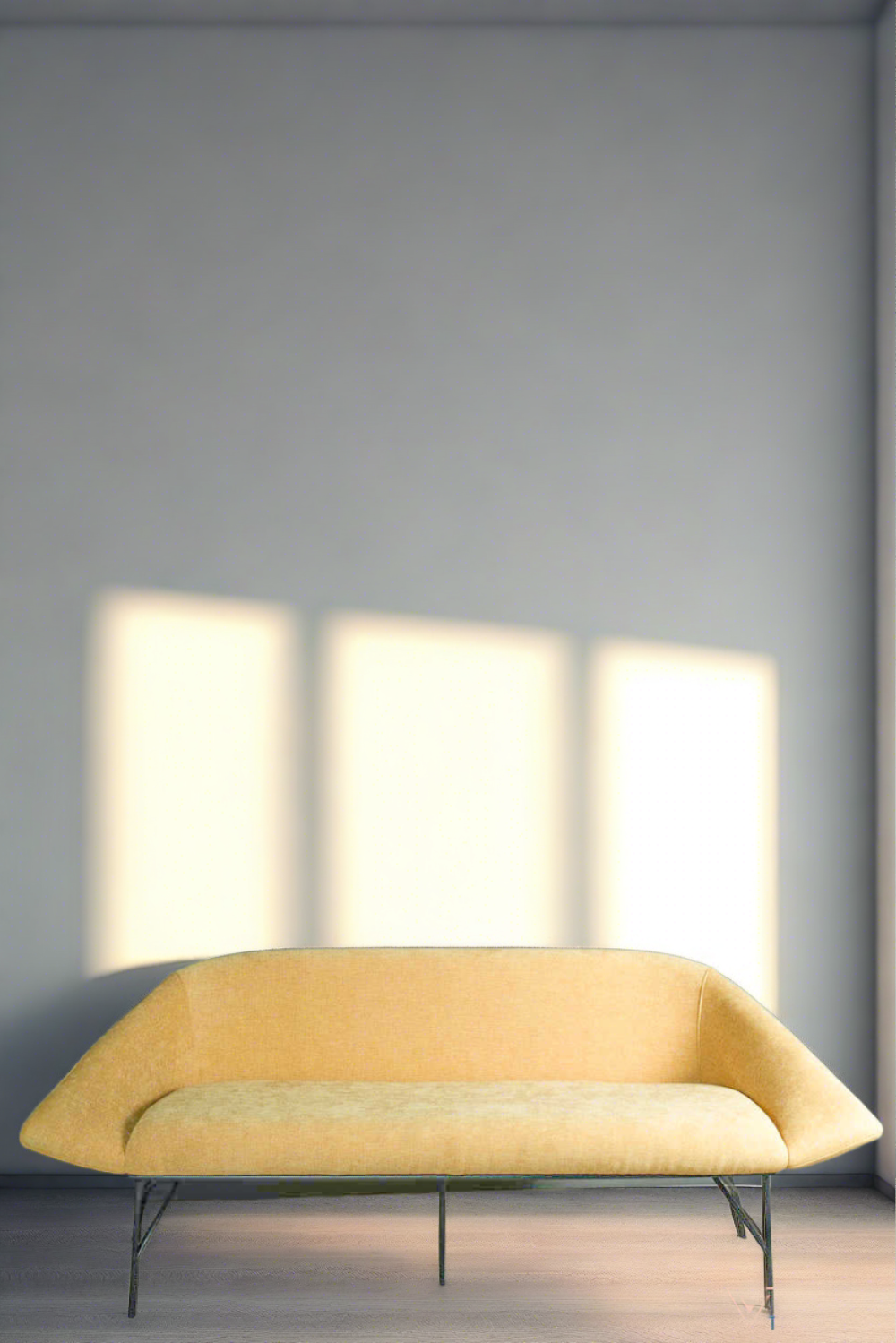 Adler Yellow Sofa
