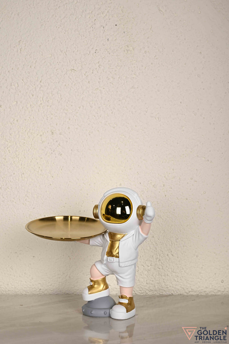 Skyler Astronaut with Tray - White