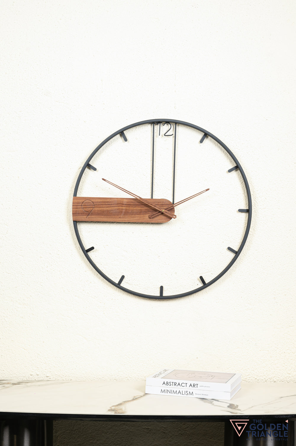 Iris Metal Wall Clock - 24"