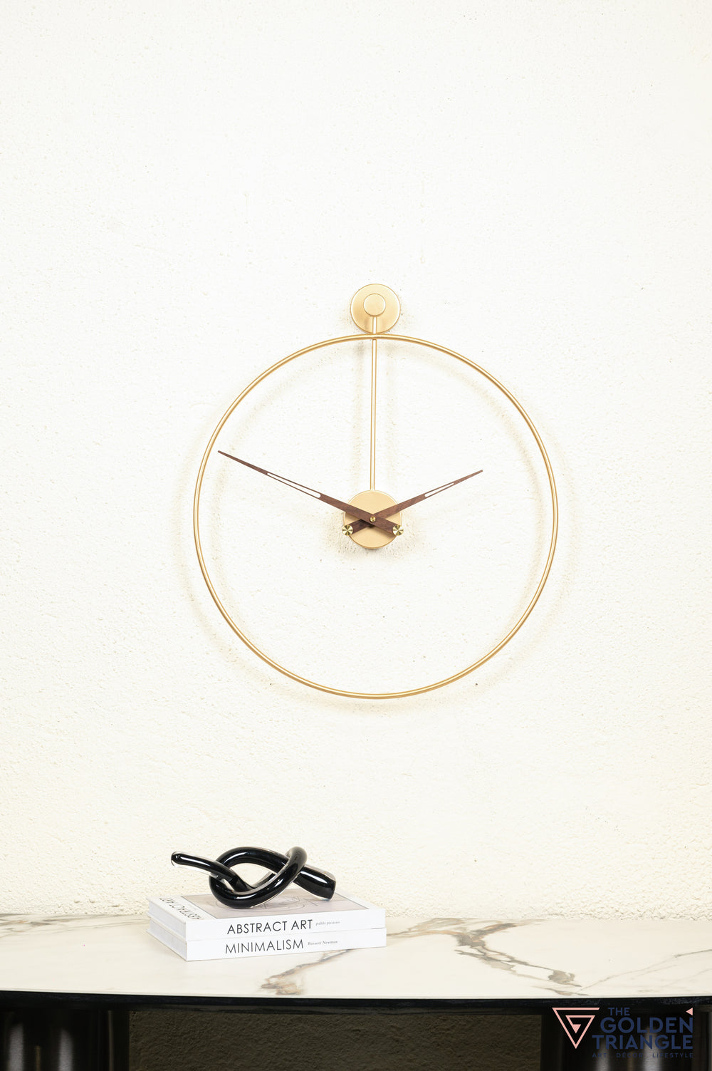 Belso Metal Wall Clock - 20" - Gold