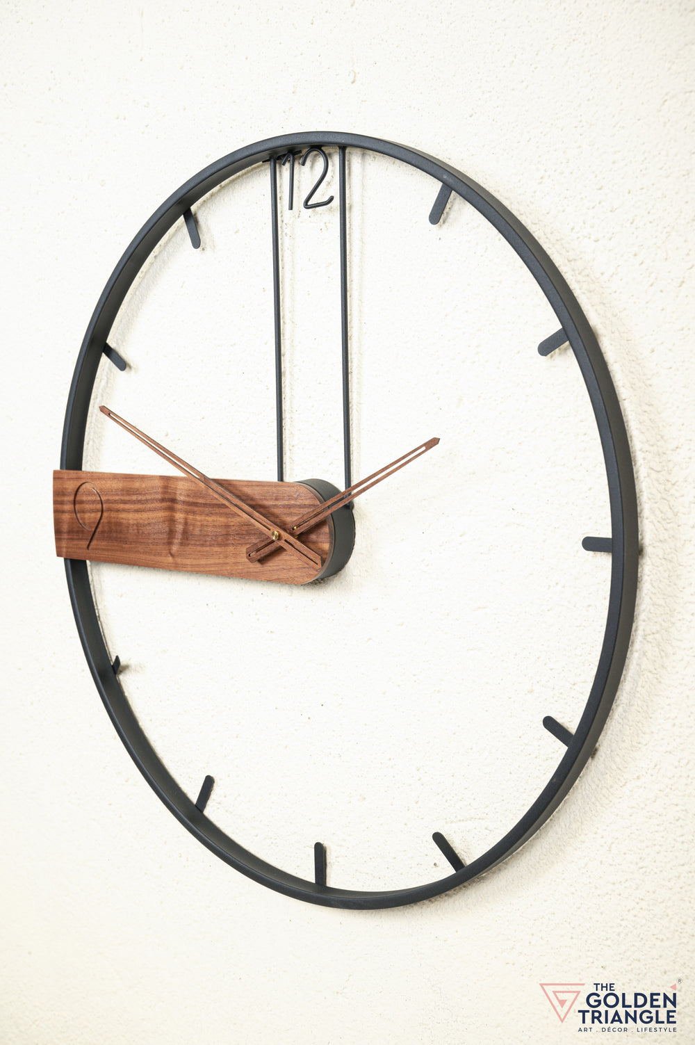 Iris Metal Wall Clock - 20"