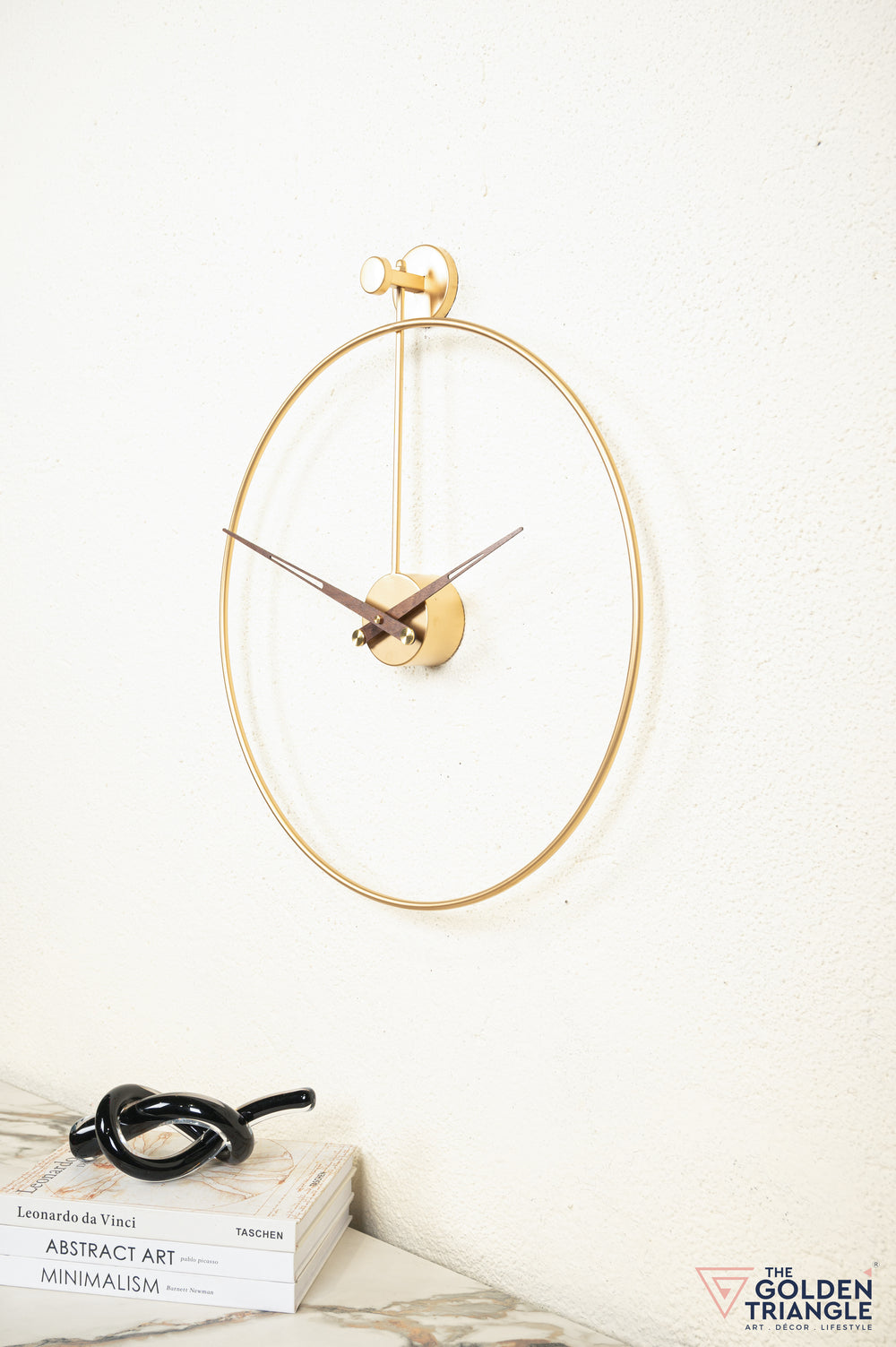 Belso Metal Wall Clock - 24" - Gold
