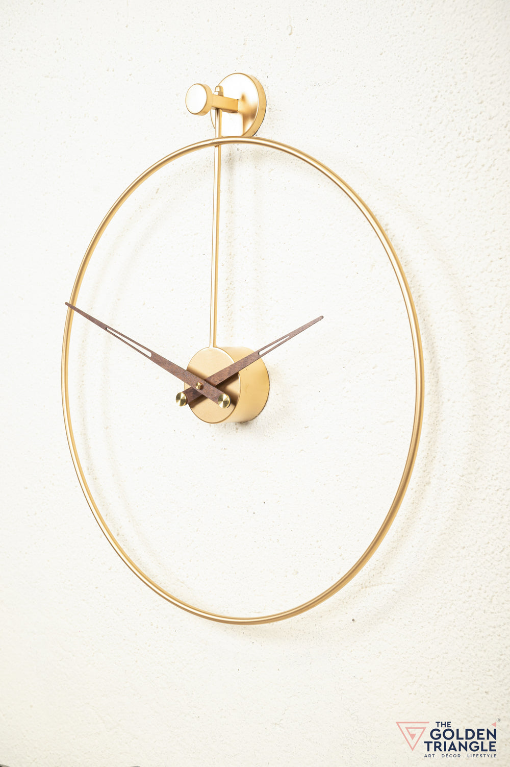 Belso Metal Wall Clock - 24" - Gold