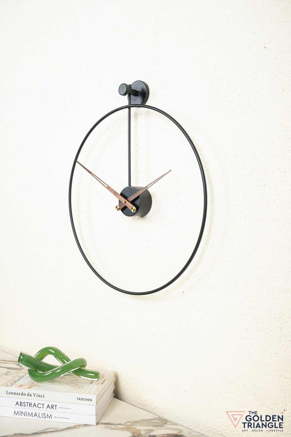 Belso Metal Wall Clock - 20" - Black