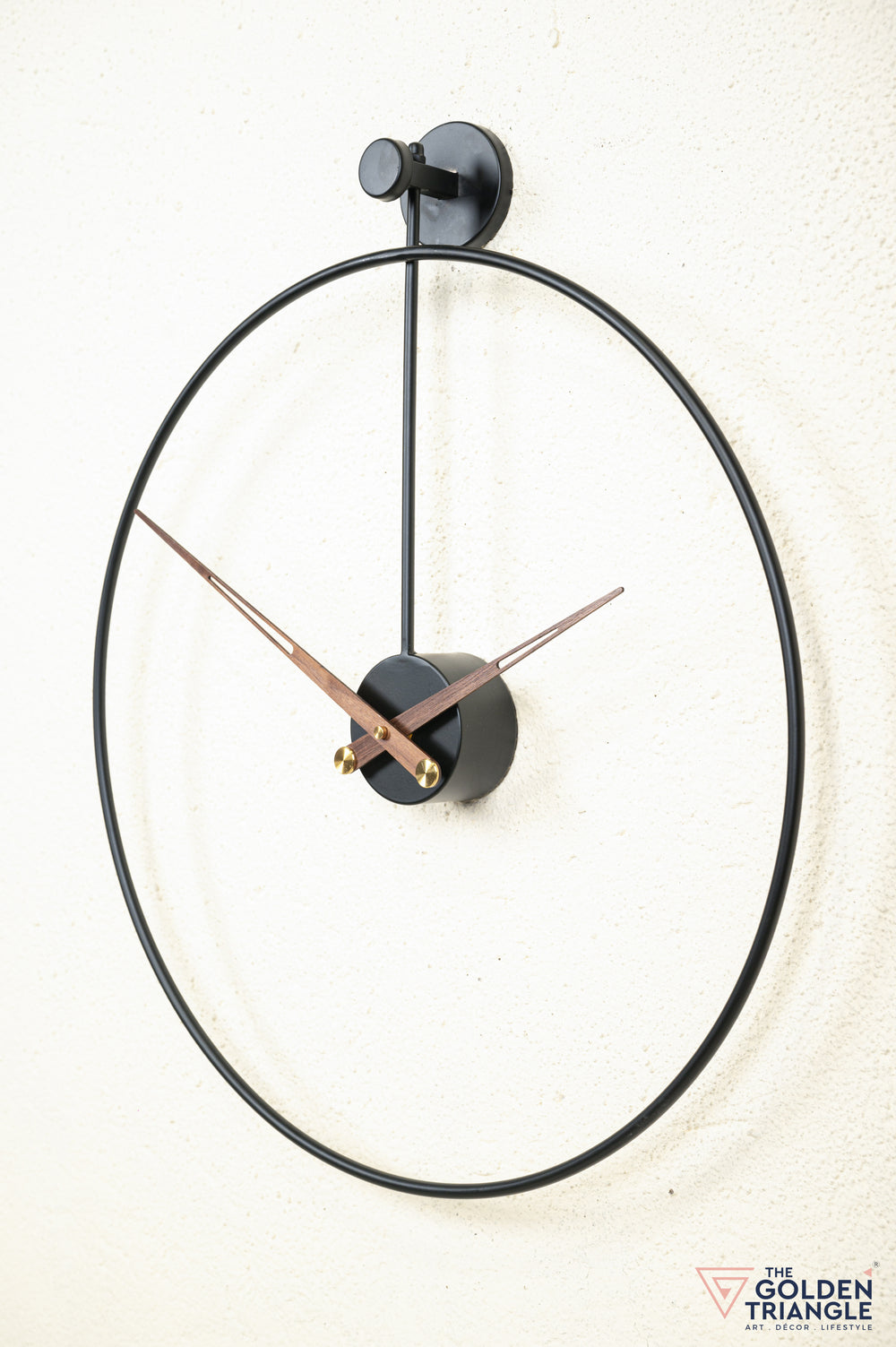 Belso Metal Wall Clock - 20" - Black