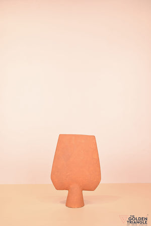 Yukata Ceramic Vase - Rust