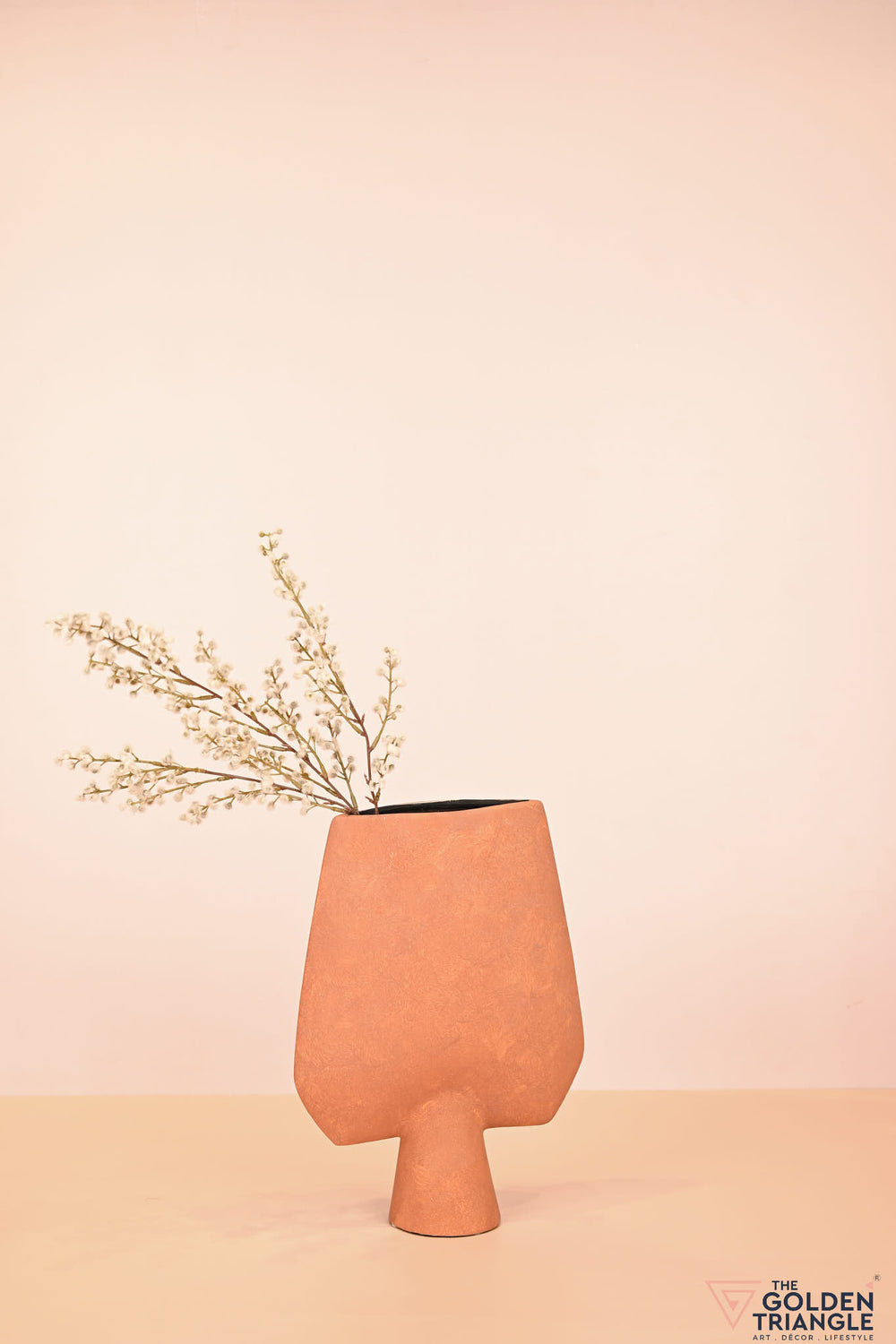 Yukata Ceramic Vase - Rust