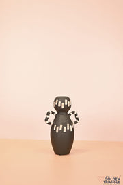 Sakura Ceramic Vase - Black