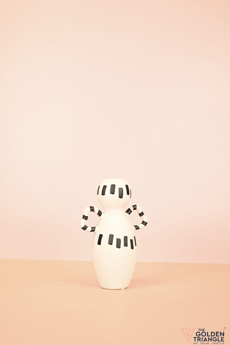 Sakura Ceramic Vase - White