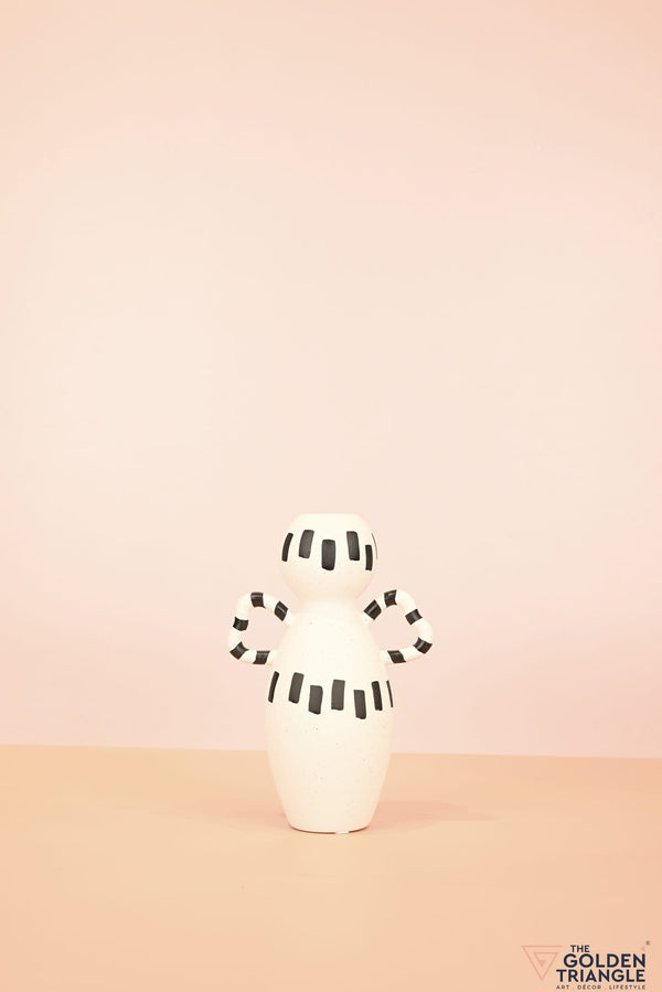 Sakura Ceramic Vase - White