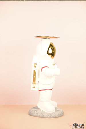 Apollo - 3 Ft Astronaut holding a Tray - Gold
