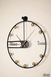 Menlo Metal Wall Clock