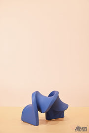 Abstract Fluid Tabletop Artefact - Blue