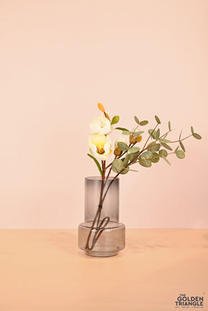 Radiance Glass Vase - Smoke