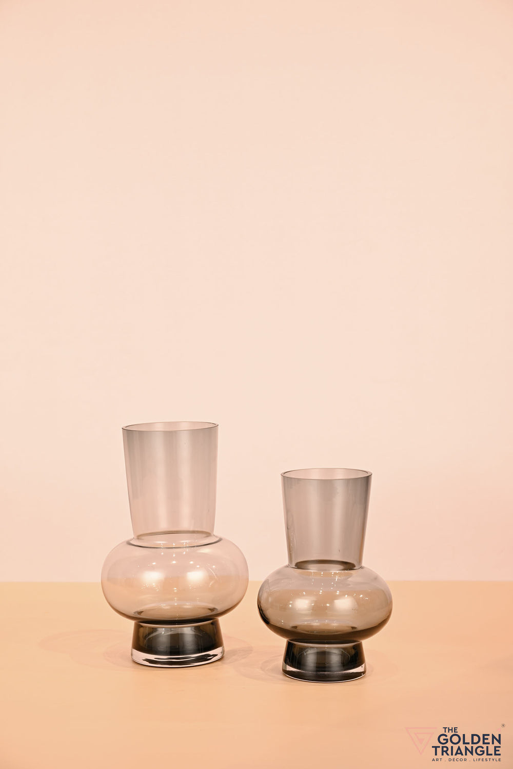 Arabelle Glass Vase - Smoke