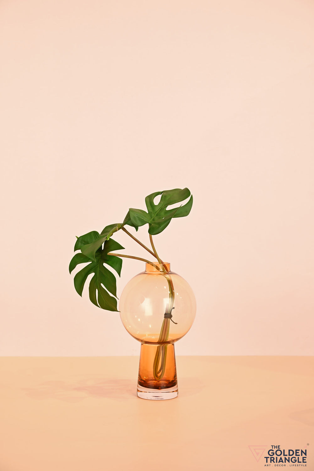 Belle Glass Vase - Amber