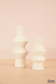 Kazuki Ceramic Vase - White