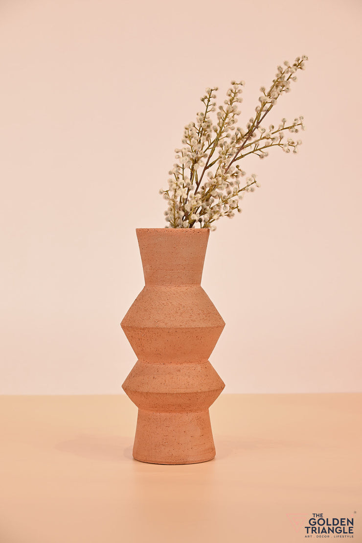 Kazuki Ceramic Vase - Rust