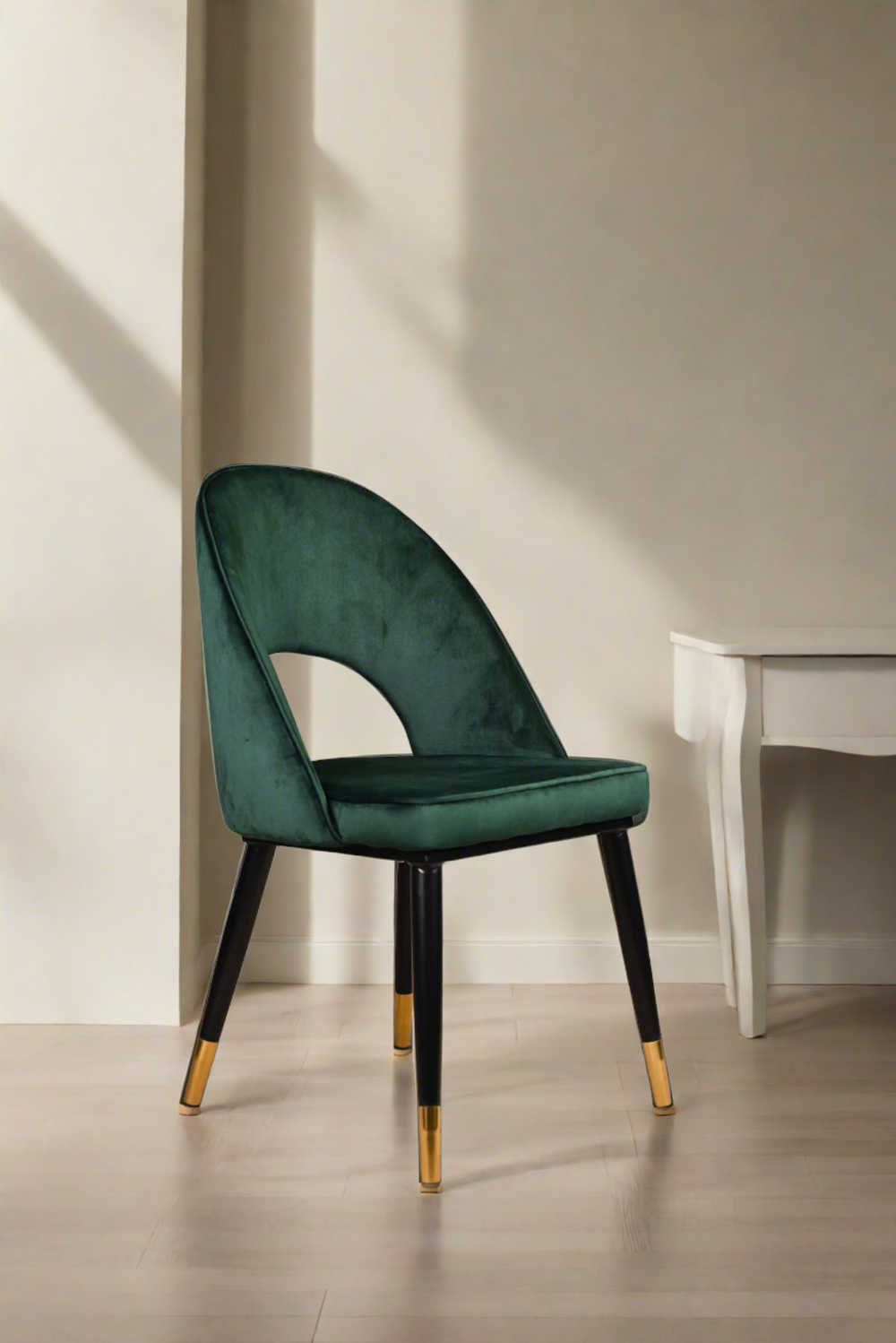 Sasha Suede Chair  -  Green