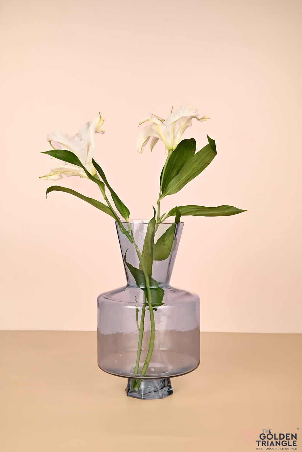 Blossom Glass Vase - Ice