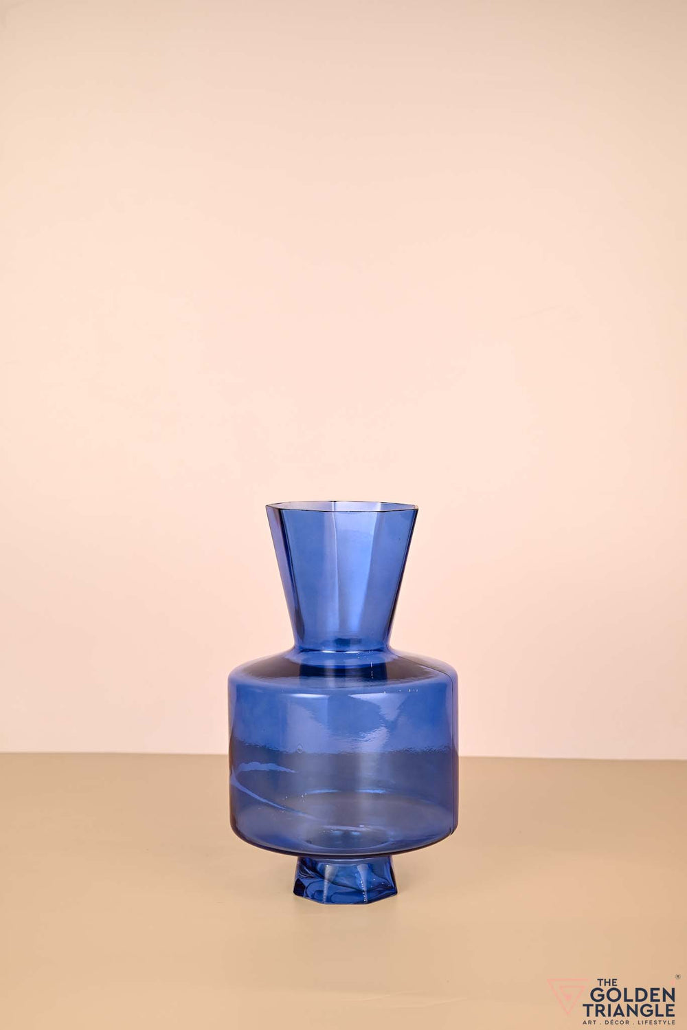 Blossom Glass Vase - Blue