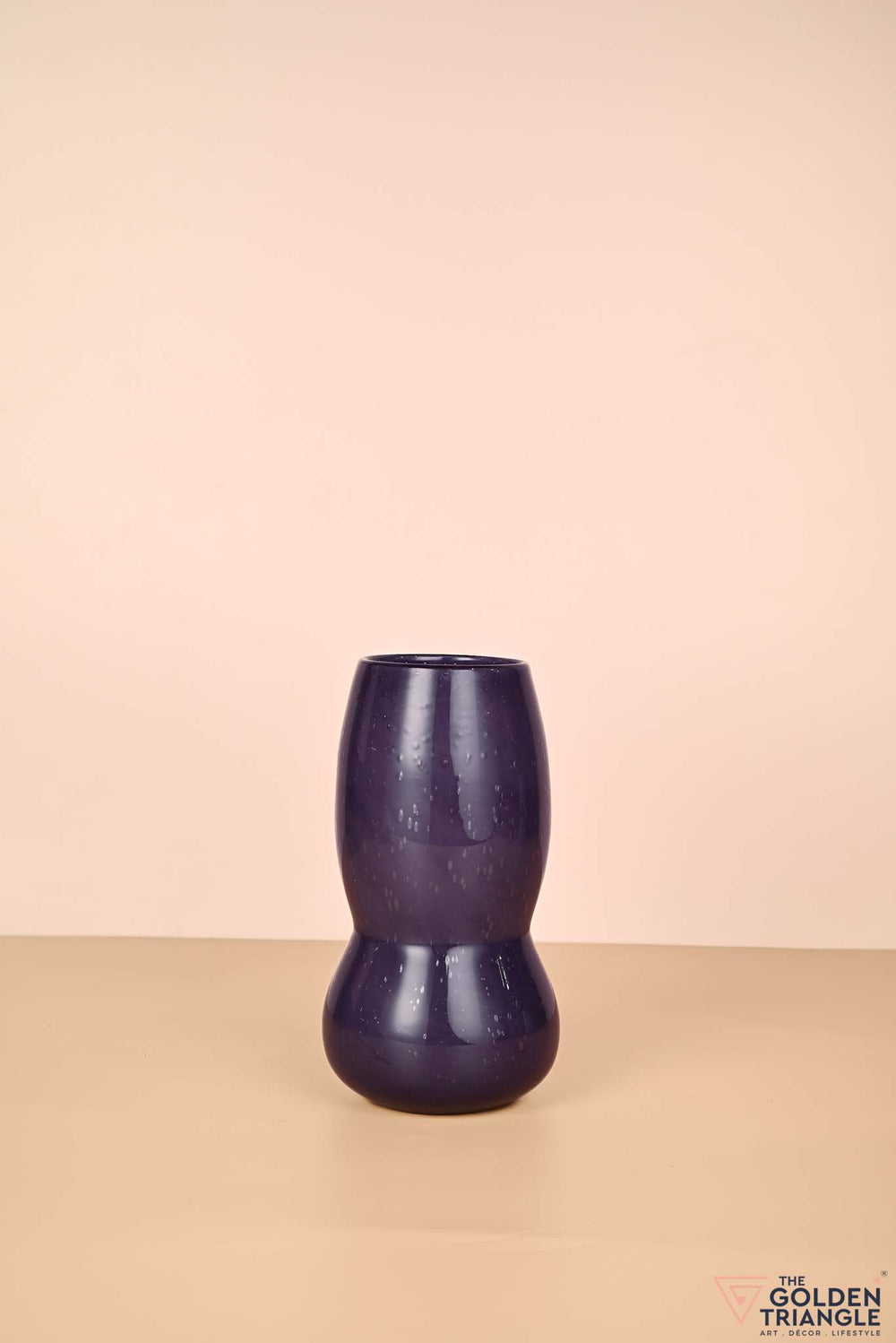 Springtime Sprig Glass Vase - Purple