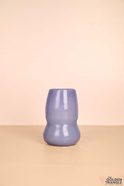 Springtime Sprig Glass Vase - Lavender