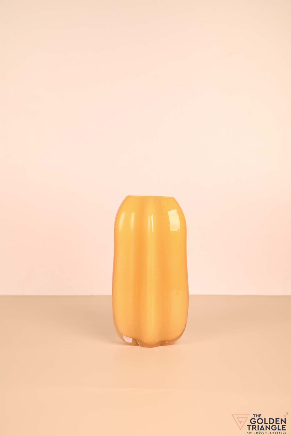 Sunny Daydream Glass Vase - Orange
