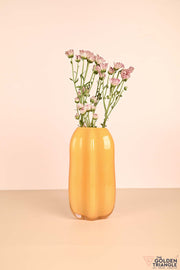 Sunny Daydream Glass Vase - Orange
