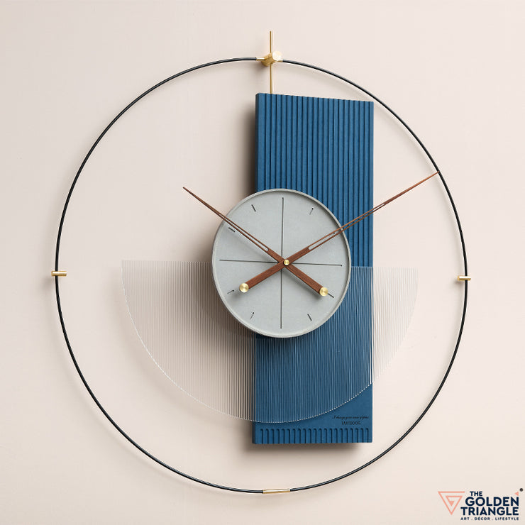 Mizpah Wall Clock - Blue