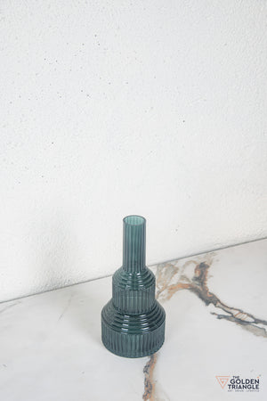Niva Glass Vase - Smoke