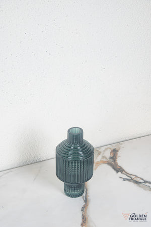 Cael Glass Vase - Smoke