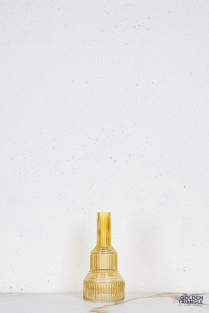 Niva Glass Vase - Yellow