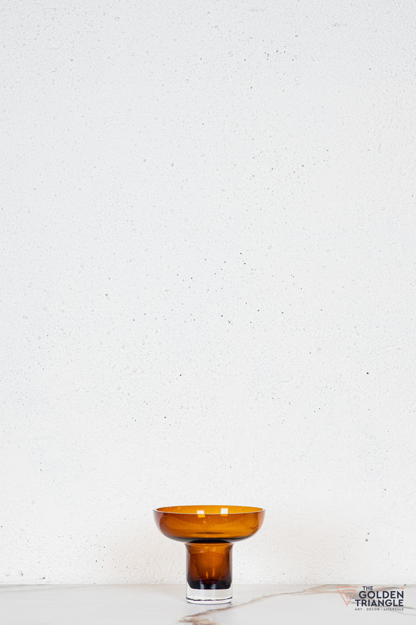 Sogno Glass Vase - Amber