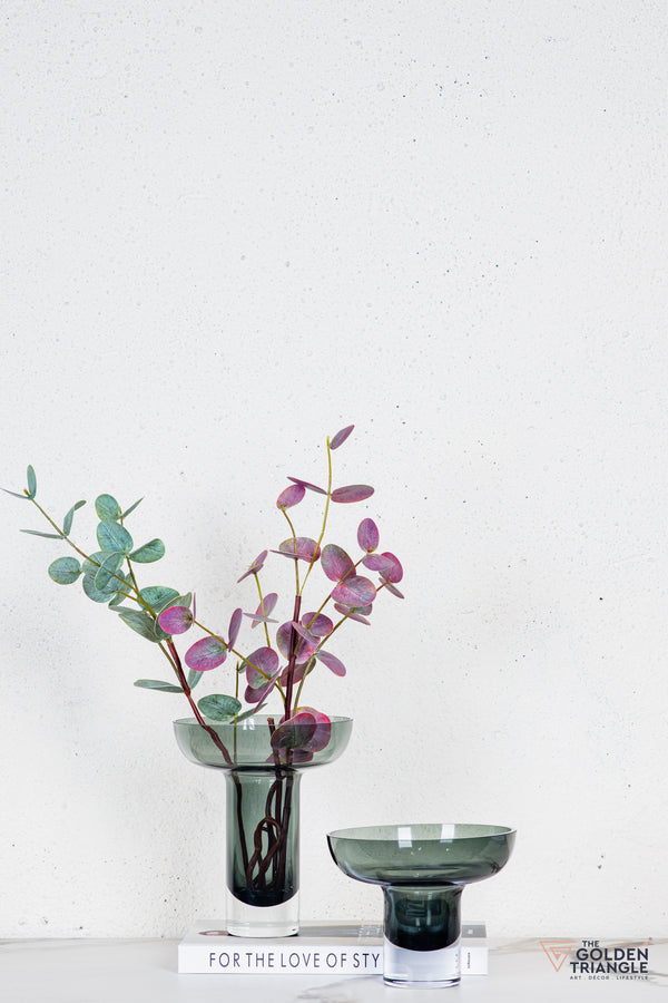 Sogno Glass Vase - Smoke