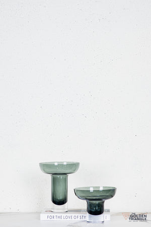 Sogno Glass Vase - Smoke